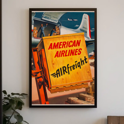 American Airlines Airfreight Poster