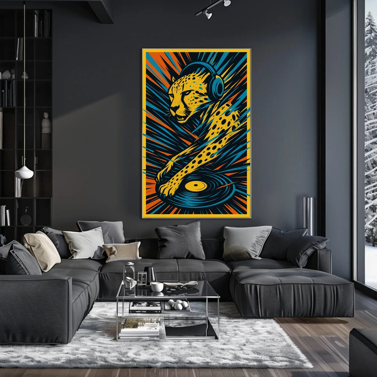 Sonic Cheetah Groove Poster