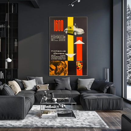 Introducing the New Porsche Models Poster