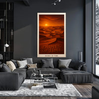 Dunes of Time: Scenic Adventure Travel Poster