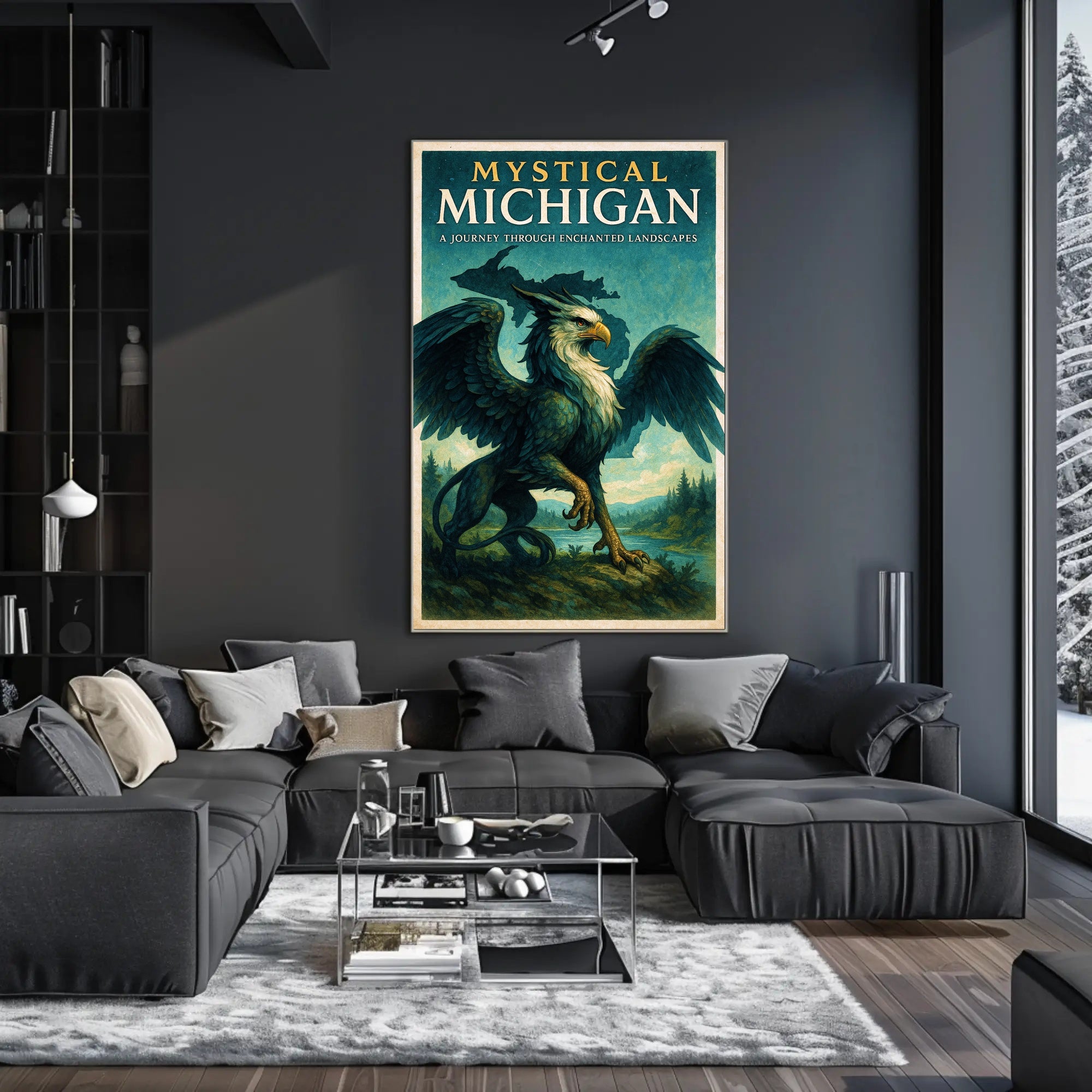 Mystical Michigan Poster PosterGoat