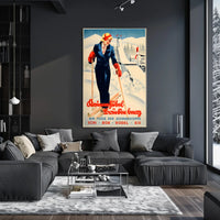 Winter Sports At The Foot Of The Poster