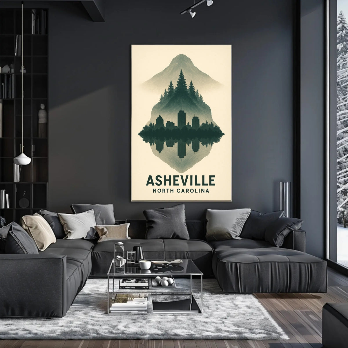 Asheville Reflections Poster