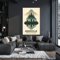 Asheville Reflections Poster