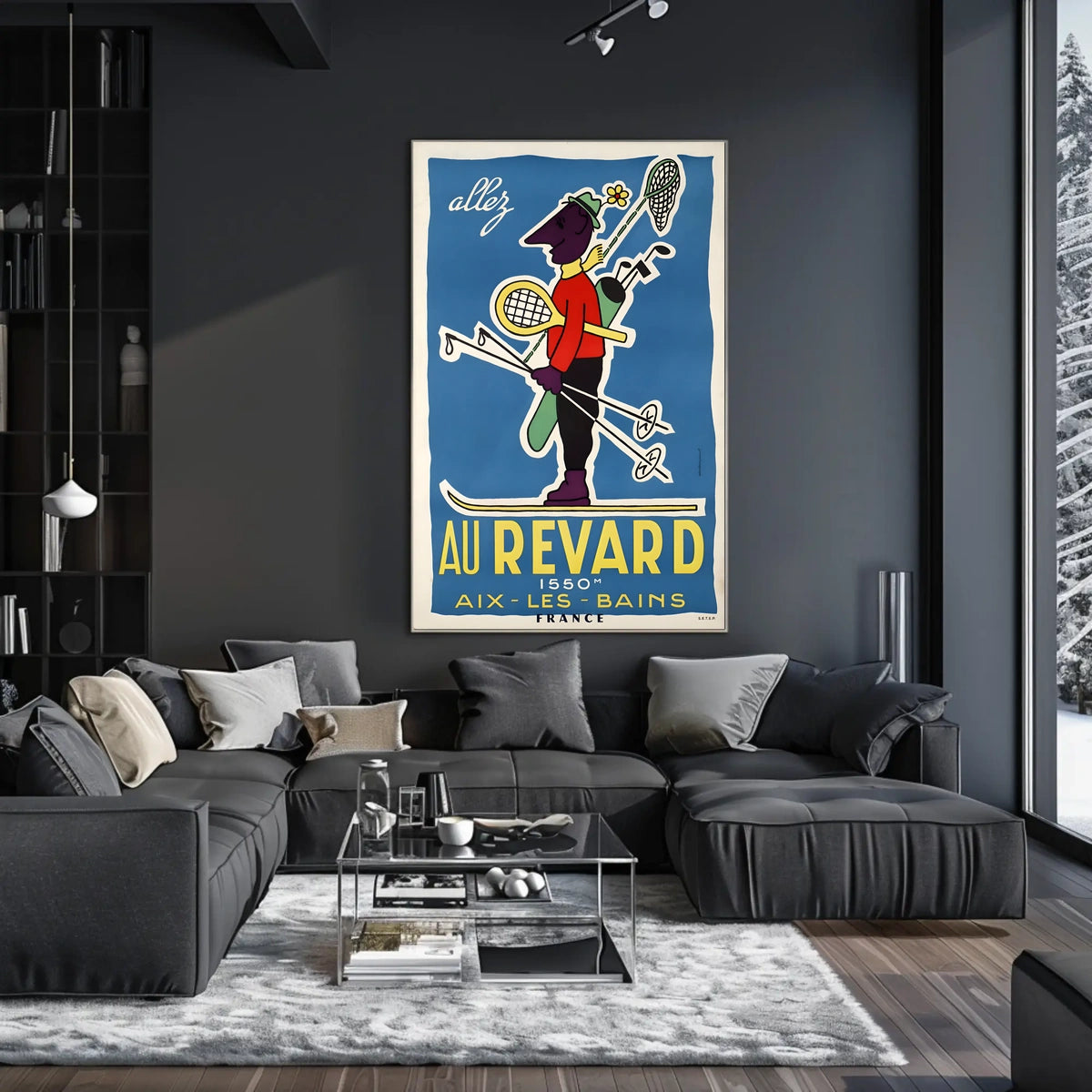 Allez Au Revard Aix-Les-Bains, France Poster
