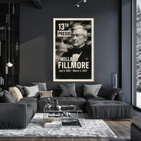 Millard Fillmore 13th President of the United States Digital Montaje Poster