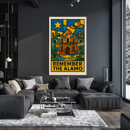 Remember The Alamo Poster
