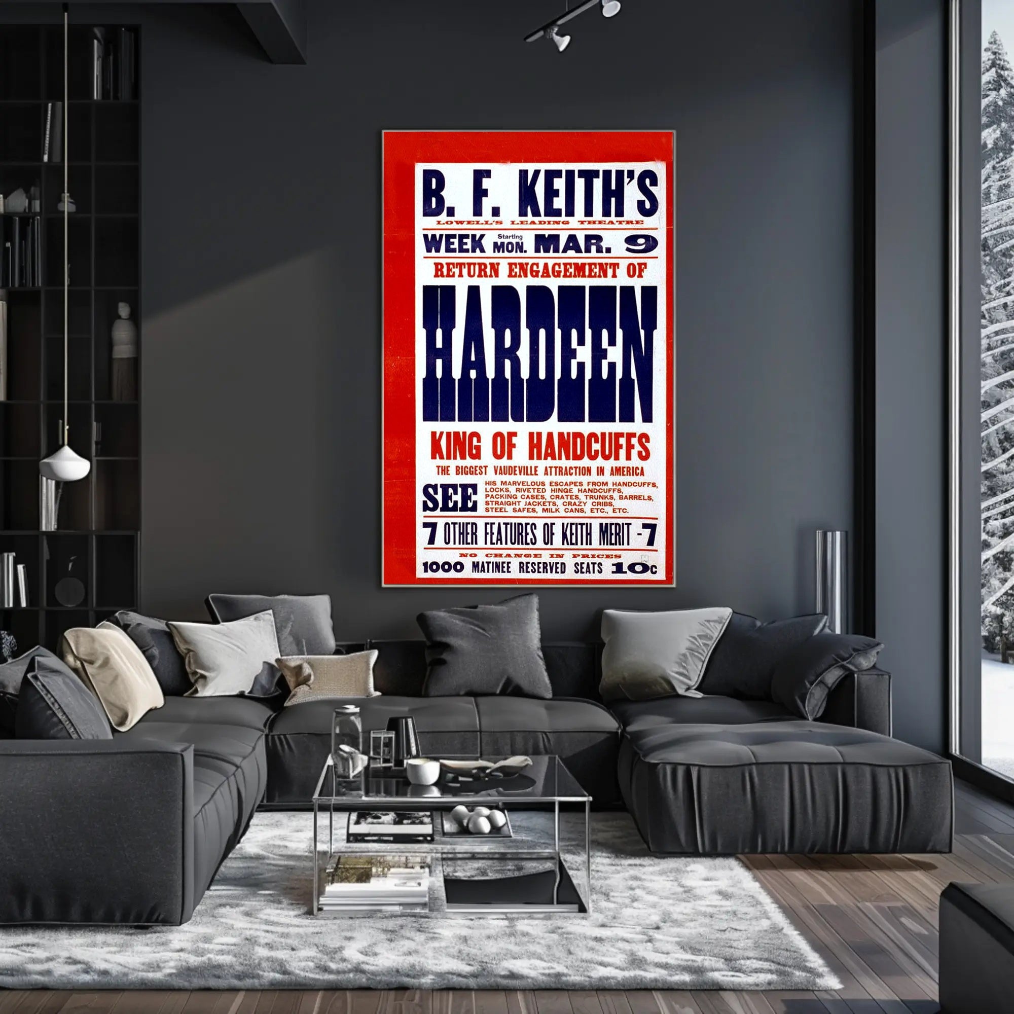 Vaudeville Magic Act Hardeen Historical or Presidential Poster