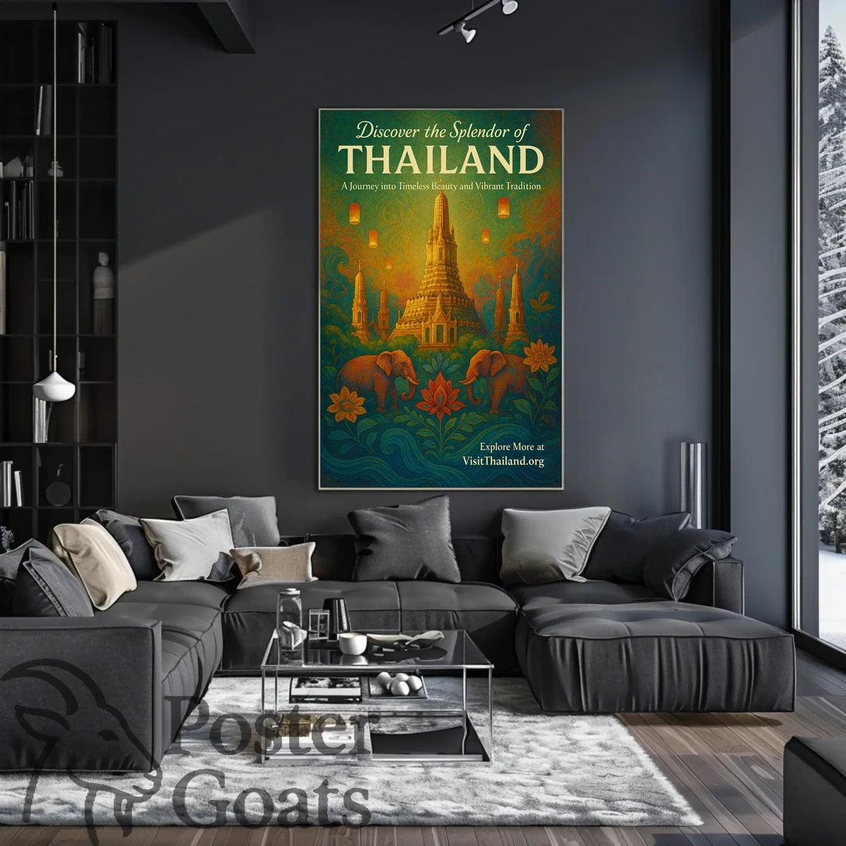 Thailand's Vibrant Wonders: Travel Poster