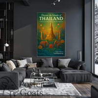 Thailand's Vibrant Wonders: Travel Poster