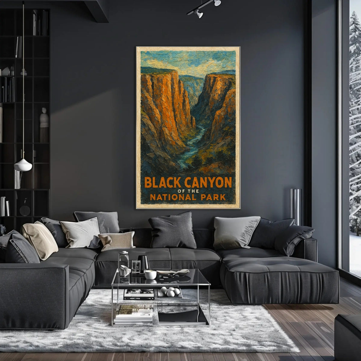 Black Canyon Of The National Park Poster