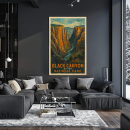 Black Canyon Of The National Park Poster