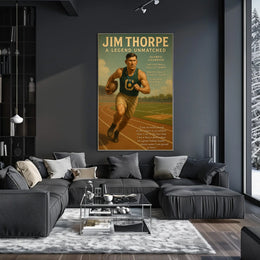 Jim Thorpe Legendary Athlete Poster