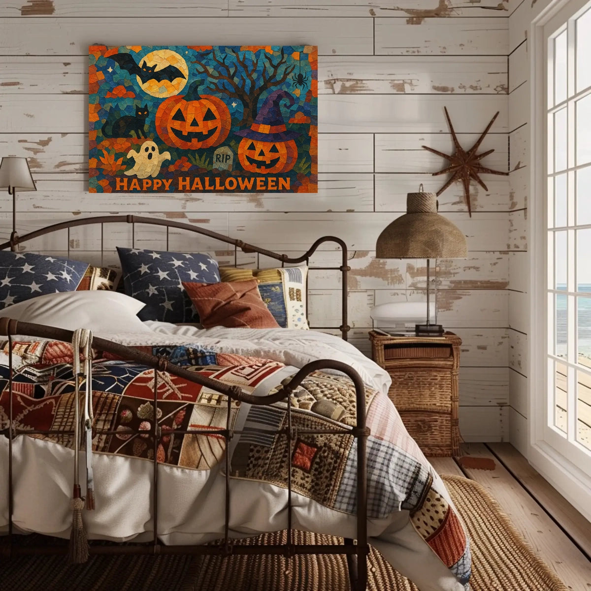Halloween Urban Nightscape Cinematic Poster