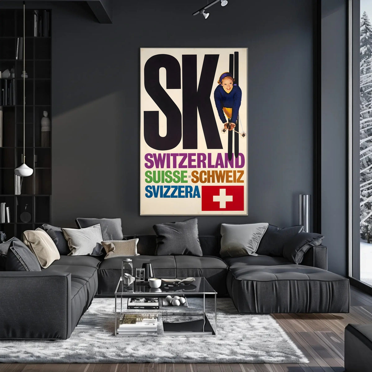 Ski Switzerland Poster