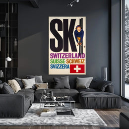 Ski Switzerland Poster