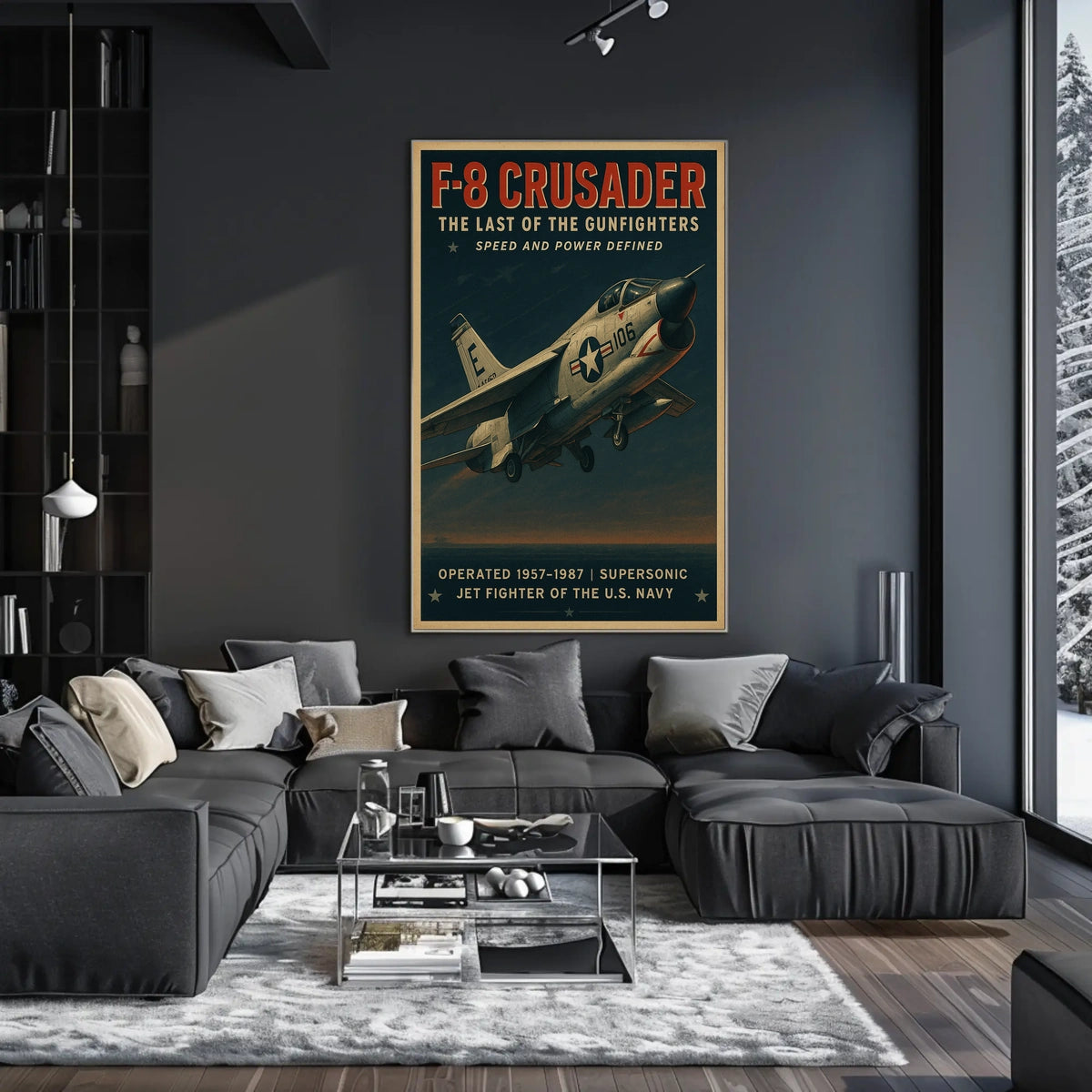 F-8 Crusader The Last of the Gunfighters Poster