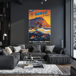 Fly To Hawaii By Clipper Poster