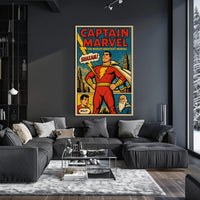 Captain Marvel The World's Mightiest Mortal Poster PosterGoat