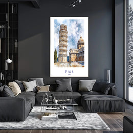 Pisa Art Poster PosterGoat