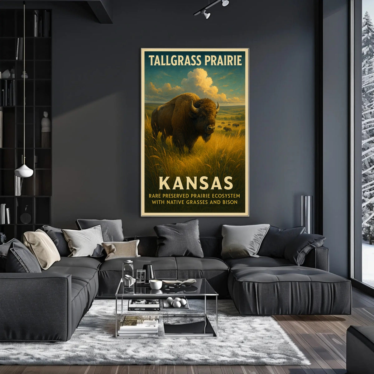 Tallgrass Prairie Of Kansas Poster