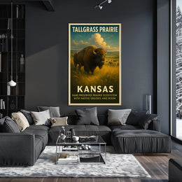 Tallgrass Prairie Of Kansas Poster