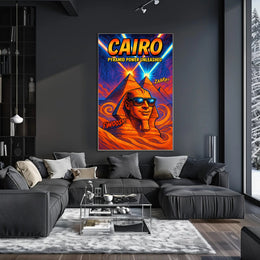 Cairo Pyramid Power Unleashed Poster PosterGoat
