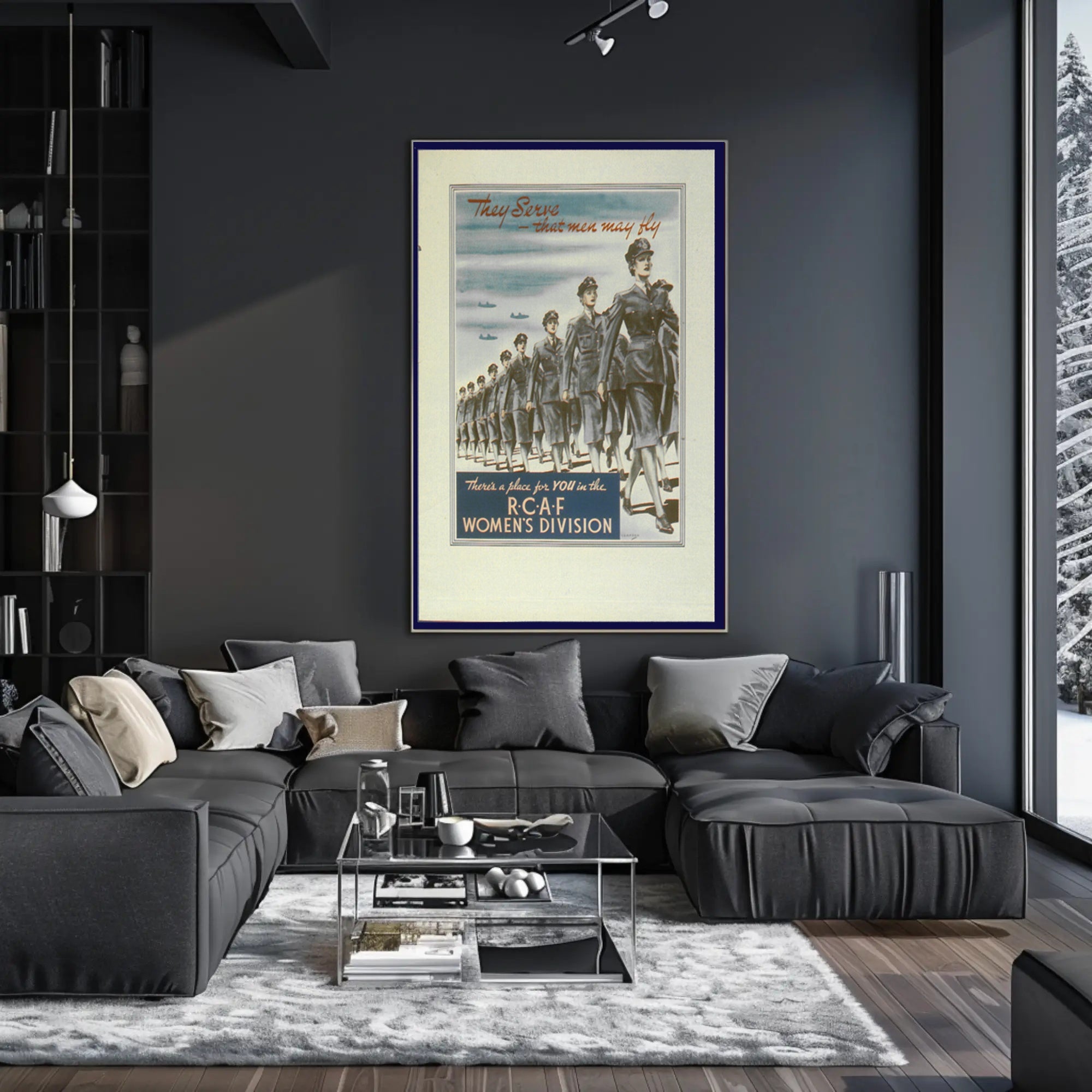 Recruitment for the R.C.A.F. Women's Division Poster PosterGoat
