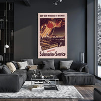 Join the Submarine Service Military Recruitment Poster