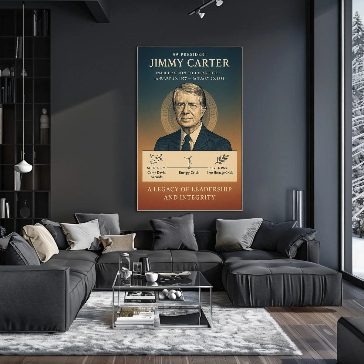 Jimmy Carter 39th President Poster