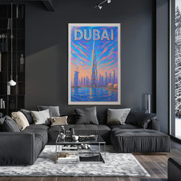 Dubai Skyline Poster