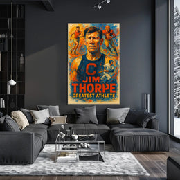 Jim Thorpe Legendary Athlete Poster