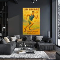 Jim Thorpe Legendary Athlete Poster