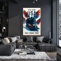 Team Usa Bobsled Poster