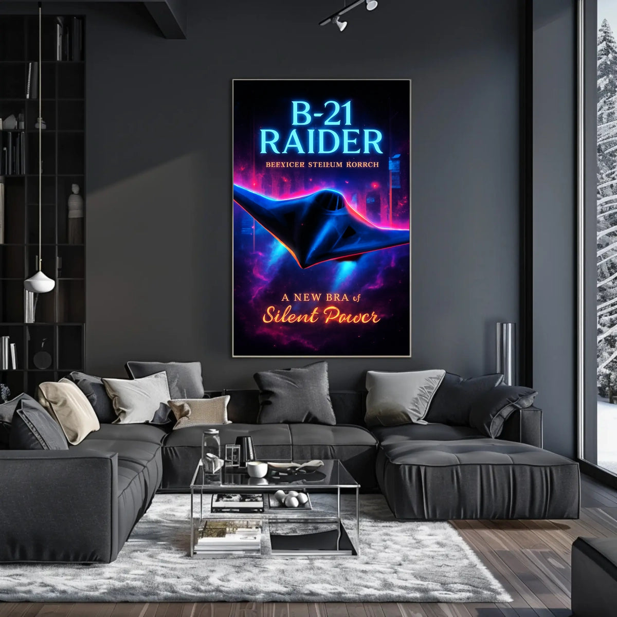 B-21 Raider Silent Power Poster