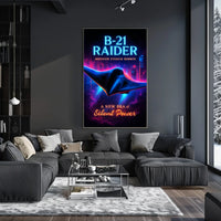 B-21 Raider Silent Power Poster