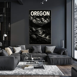 Majestic Oregon Landscape Poster