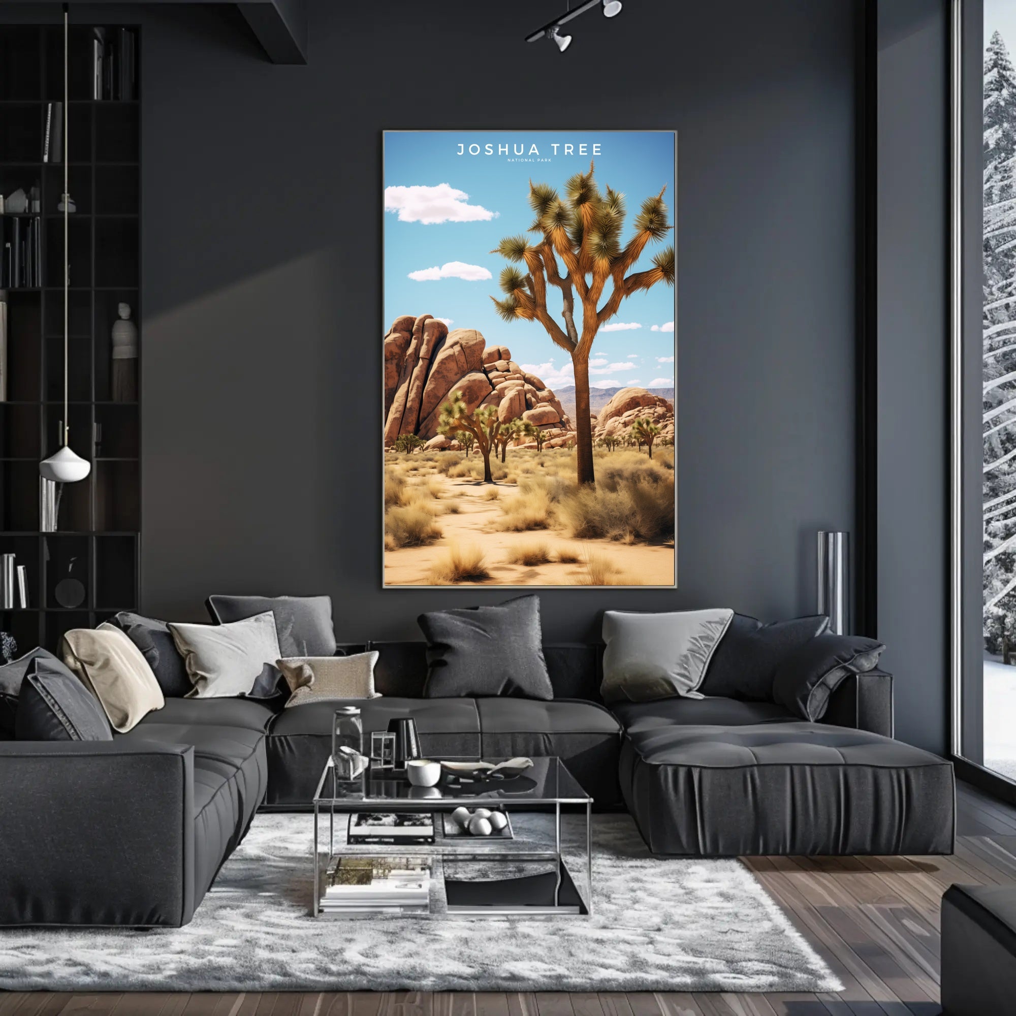 Joshua Tree National Park Scenic Travel Poster