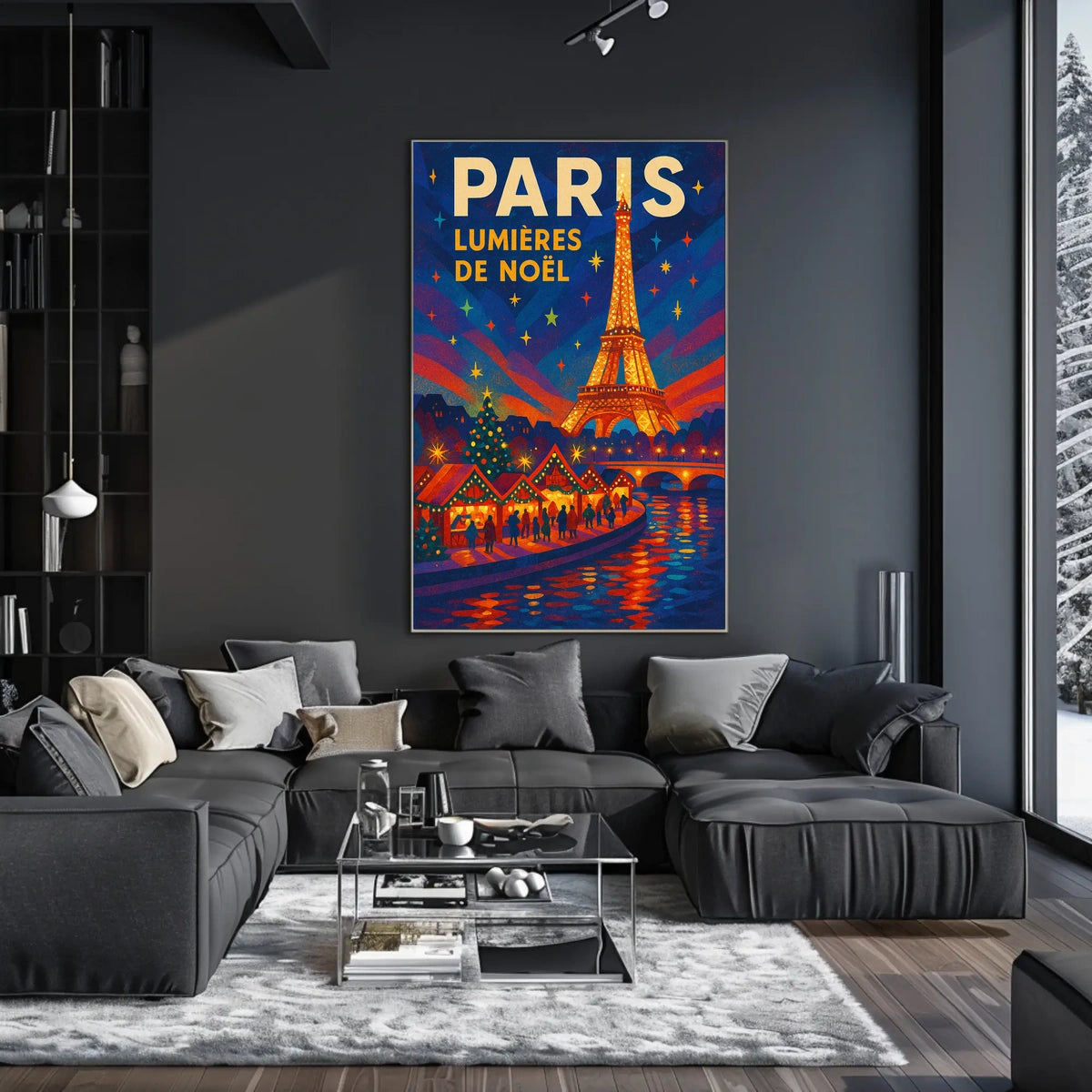 Paris Lumières De Noël Poster