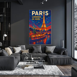 Paris Lumières De Noël Poster