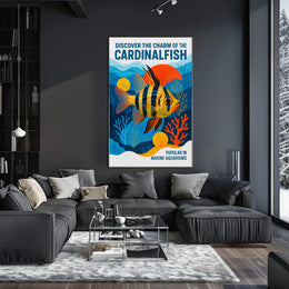 Discover the Charm of the Cardinalfish Poster PosterGoat