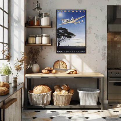 KLM Homeward Poster