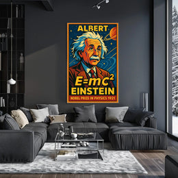 Albert Einstein Nobel Prize In Physics Poster