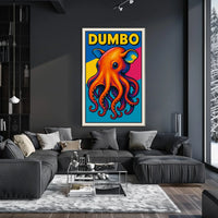 Dumbo Octopus Illustration Poster