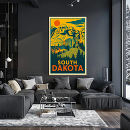 Mount Rushmore In South Dakota Poster