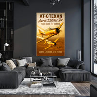 North American AT-6 Texan Poster PosterGoat