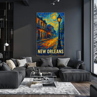 New Orleans Nightscape Poster