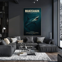 Makoshark The Oceans Predator Poster
