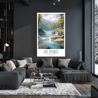 Hot Springs National Park Scenic Poster Wall Art