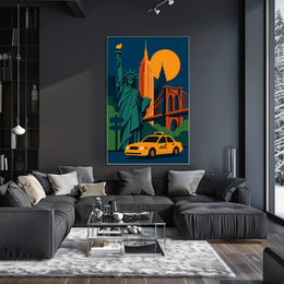 New York City Icons Poster